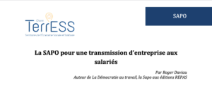 ChaireTerrESS :  La SAPO pour une transmission d’entreprise aux salariés